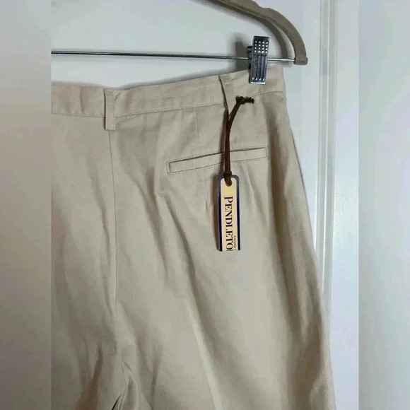 NWT Pendleton Women’s Khaki 100% Cotton Dress Pant Trousers - Size 12 - Picture 5 of 9